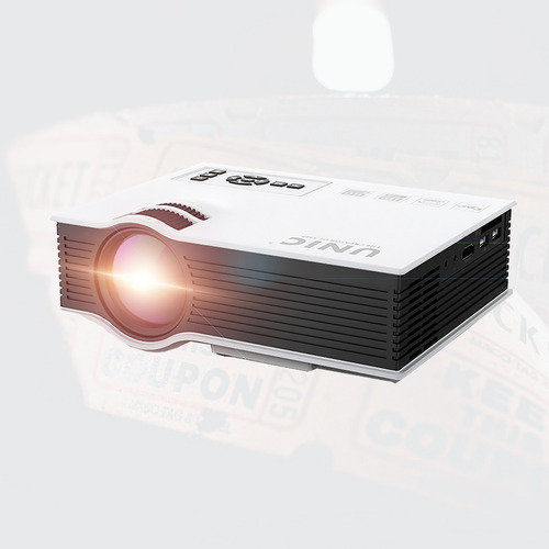 Mini Proyector Uc68 Portatil 1800 Lumens 80 Ans 1080 Full Hd