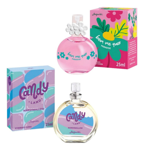 Kit Com 2 Perfumes Femininos Da Jequiti De 25ml Cada