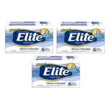 Elite Pañuelos Pocket Triple Hoja 6 X 10 Unid ( 3 Packs )