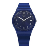 Reloj Swatch Gn416 Silver In Blue Agente Oficial C