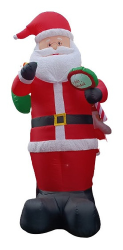 Inflable Navideño Gigante De Santo Claus  4.5mts