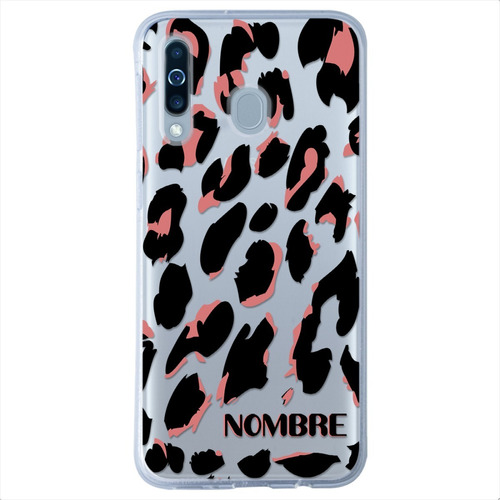 Funda Galaxy Antigolpes Animal Print Personalizada Tu Nombre