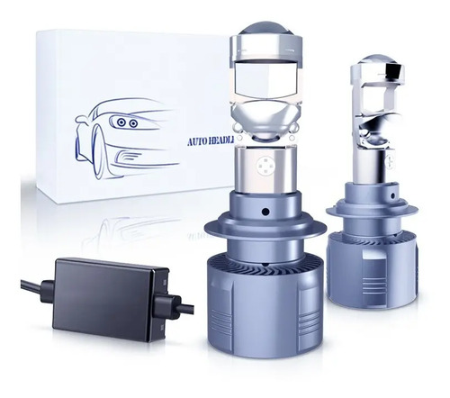 Kit De Faros Mini Lupa Led Premium