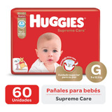 Pañales Huggies Supreme Care Tamaño Grande (g)