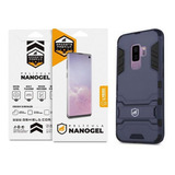 Capa Armor + Película Nano Gel Para Galaxy S9 Plus - Gshield