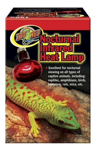 Lampara Reptiles Nocturna Calor Zoomed Erizo 75w 