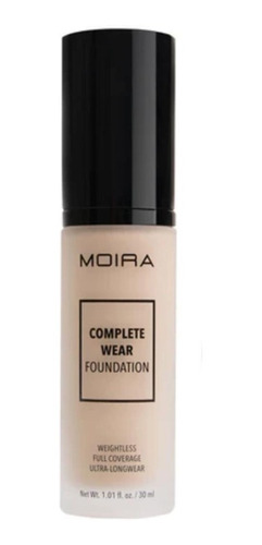 Base De Maquillaje Moira Cosmetics Complete Wear 30ml Gbc