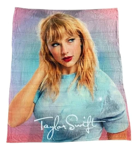Cobertor Ligero Taylor Swift Hd Frazada Suave Matrimonial