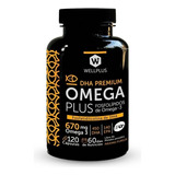 Omega Plus 670 Mg Dha Premium Wellplus 120caps.