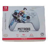 Controle Com Fio Power A  Metroid Dread Para Nintendo Switch