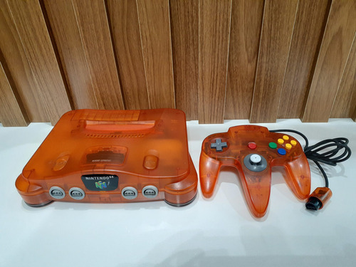 Nintendo 64 Edição Multi Sabores Tangerina. 