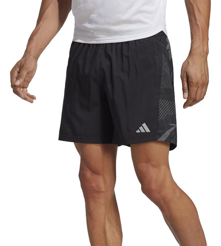 Short adidas Running Own The Run Seasonal Hombre Ng Gr