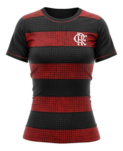 Camiseta Braziline Flamengo Classmate Feminina - Original