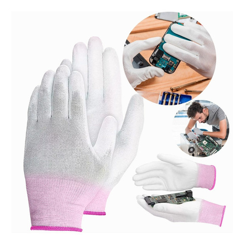 Guantes Antiestáticos Para Reparación Electrónica Celulares