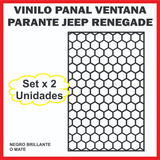 Vinilo Jeep Renegade Ventana Parante Panal Tuning Set X2