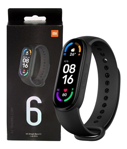 Xiaomi Reloj Smartwatch Mi Band 6 Negro Spo2 Bhr4951g Ppct