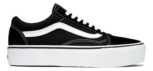 Zapatillas Vans Old Skool Platform Black/white - Big Buey -