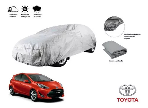 Cubierta Funda Cubreauto Afelpada Toyota Prius C 2018 A 2019