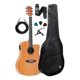 Violão Strinberg Forest Fs4d Mgs Aço Kit Capa Acessorios