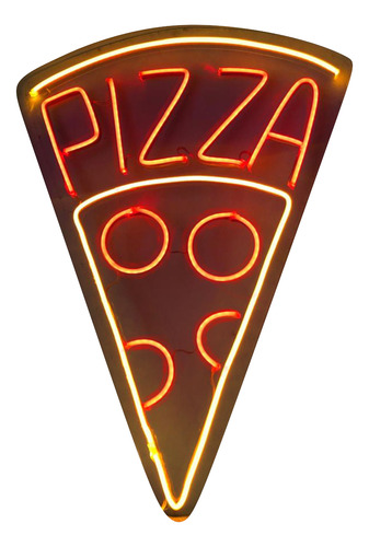 Cartel Luminoso Pizza Neon Led Acrilico Transparente 220v