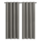 Cortinas Blackout Aislamiento Térmico 2 Paneles 215 X 135 Cm