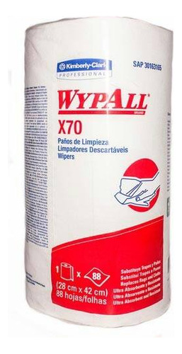 Paño Wypall X70 Regular Roll P/limpieza Rollo 88un