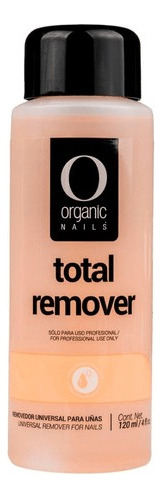 Total Remover 120ml Organic Nails. Removedor Uñas