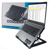 Kit Com 10 Bases Para Notebook Com Regulagem E Cooler M25