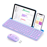 Seenda Teclado Y Mouse Bluetooth iPad, Bluetooth + Mouse Con