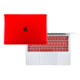 Carcasa Case Macbook + Protector De Teclado Español Pro Air