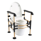 Toilet Safety Rail For Elderly, Adjustable Detachable Frame,