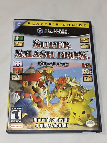 Super Smash Bros Melee Nintendo Gamecube Original