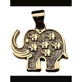 Dije De Los 7 Elefantes De La Fortuna Y Éxito En Oro De 10 K