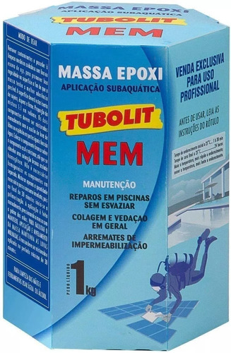 Massa Epóxi Tubolit Mem Branca 1 Kg