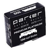 Cuchillas Parker Premium 1/2, Barbería/peluquería, 100 Pz