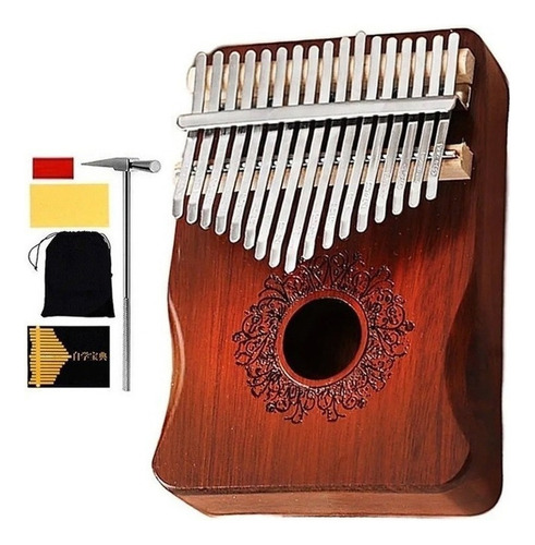 Gecko K17m Piano De Pulgar Kalimba 17 Teclas Mbira Caoba