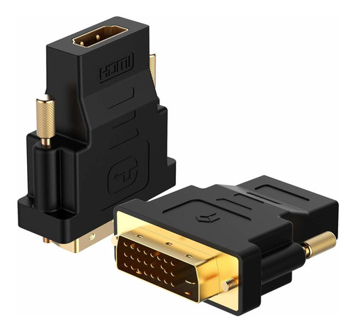 Rankie Dvi A Hdmi Adaptador 2-pack Gold-plated 1080p Macho A