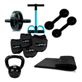 Kit Treino Em Casa Funcional Equipamentos Fitness 7 Itens