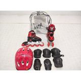 Patines Semi Profesionales Niños Kit Protección Unisex