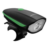 Faro Led Para Bicicleta T6 De 250 Lúmenes Con Bocina De 120 Db | Rockbros