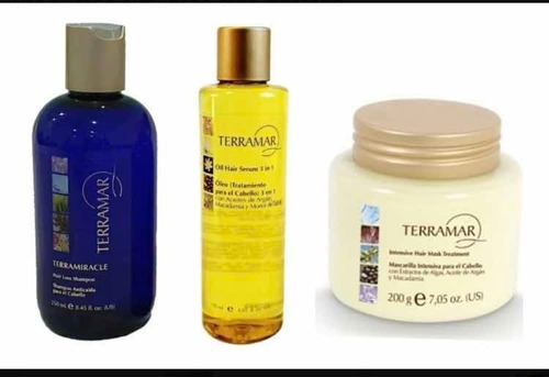 Kit Capilar Terramar: Shampoo Anticaida, Óleo, Mascarilla!