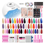 Kit De Esmalte De Unas De 25 Colores, Kit De Herramientas De