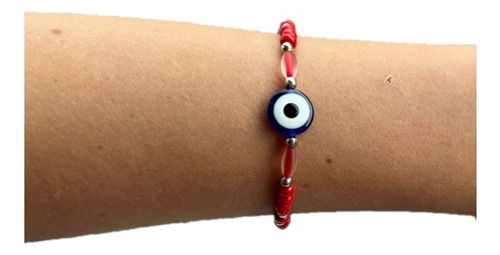 Pulsera Mostacillas Ojo Turco Proteccion Bijouterie Modelos