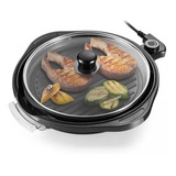 Panela Grill Gourmet Com 1200w Grelha Antiaderente