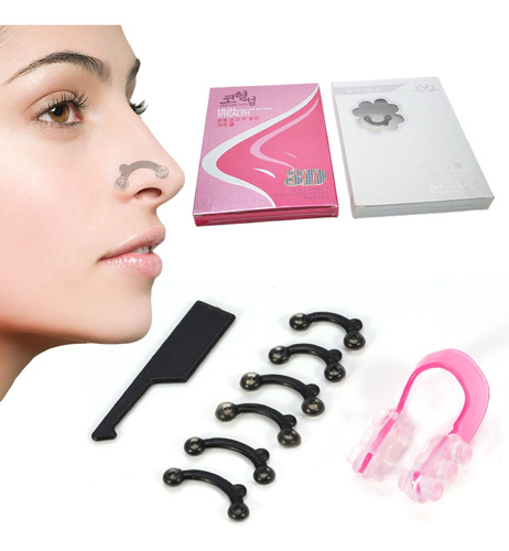 Respingadores De Nariz Corrector Nasal 6 Pcs Y Clip Nariz