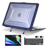 Funda Twolskoo Para Macbook Pro 13 M2 + C/teclado Navyc