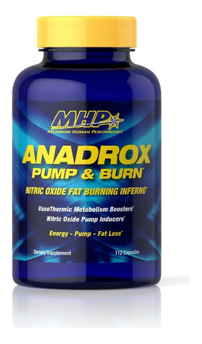 Pre Entreno Mhp Anadrox Mhp (112 Capsulas) Sabor Sin Sabor