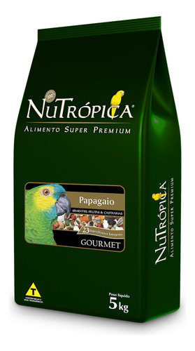 Papagaio Gourmet 5 Kg - Nutrópica