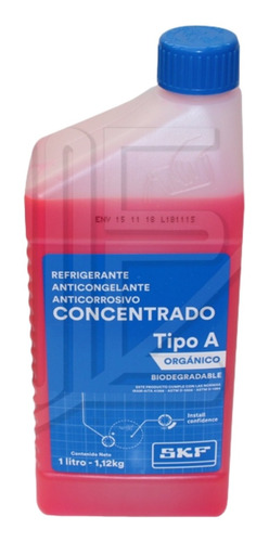 Liquido Refrigerante Concentrado Skf Rojo X 1 Litro