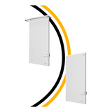 Combo Panel Calefactor Electrico 250w Toallero +panel 250w C